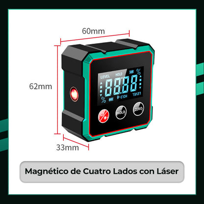 Ángulo digital magnético con láser electrónic