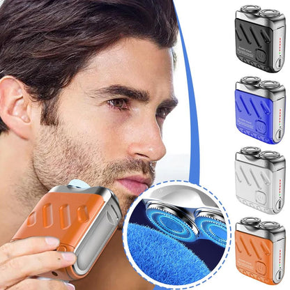 🔥 ¡Último día 50% de descuento!🔥 Afeitadora eléctrica portátil rotativa de doble anillo