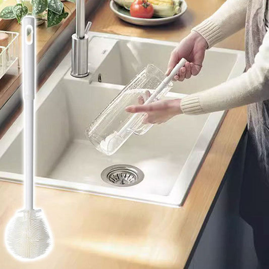 Cepillo de copa con mango largo 3 en 1 para limpieza