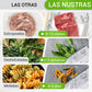 🔥Éxito de ventas mundial🍗 ¡Oferta por tiempo limitado! Compra 2 y llévate 1 gratis🥦Bolsas de almacenamiento reutilizables con cierre hermético de papel de aluminio.
