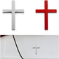 💥 ¡COMPRA 1 Y LLÉVATE 1 GRATIS! 🚗✝️ Pegatinas metálicas con la cruz de Jesucristo: cubiertas autoadhesivas en 3D para arañazos en el coche 🌟