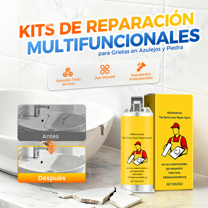 🔥Compre 2 y obtenga 1 gratis🔥 Kit multifuncional para reparar grietas en baldosas de piedra