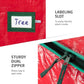 🎅50 % de descuento🌟Bolsa de almacenamiento impermeable y duradera con forma de árbol de Navidad 🎄