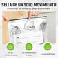 🔥Éxito de ventas mundial🍗 ¡Oferta por tiempo limitado! Compra 3 y llévate 2 gratis🥦Bolsas de almacenamiento reutilizables con cierre hermético de papel de aluminio.