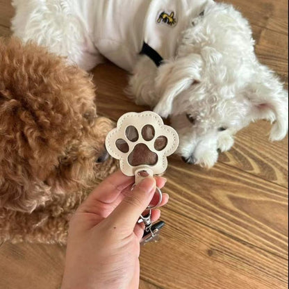💖 Llavero de cuero para recordar a tu mascota – 🐾 Mantén el recuerdo siempre cerca de ti.