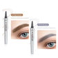 💥COMPRA 1 RECIBE 1 GRATIS🎉Lápiz de cejas de alta calidad 3D impermeable microblading 4 punta de tenedor lápiz de tatuaje