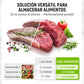🔥Éxito de ventas mundial🍗 ¡Oferta por tiempo limitado! Compra 3 y llévate 2 gratis🥦Bolsas de almacenamiento reutilizables con cierre hermético de papel de aluminio.