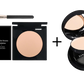 💖Gran oferta - 50% DE DESCUENTO💖✨¡CEPILLO GRATIS!!✨Kit ligero y de cobertura completa (2 piezas) - Maquillaje con acabado mate - Corrector, abrillantador debajo de los ojos, oculta e ilumina las ojeras