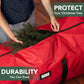 🎅50 % de descuento🌟Bolsa de almacenamiento impermeable y duradera con forma de árbol de Navidad 🎄