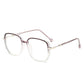 Gafas de lectura portátiles anti luz azul para mujer