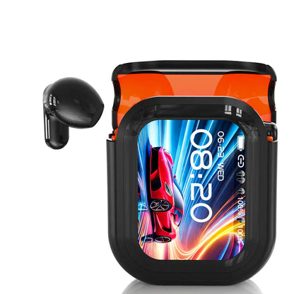 🔥 ¡Último día 50% de descuento!⏰AI Auriculares inalámbricos verdaderos para juegos para Bluetooth 6.0 Pantalla LCD Calidad de sonido HD Auriculares de moda Auriculares con cancelación de ruido