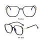 Gafas de lectura portátiles anti luz azul para mujer