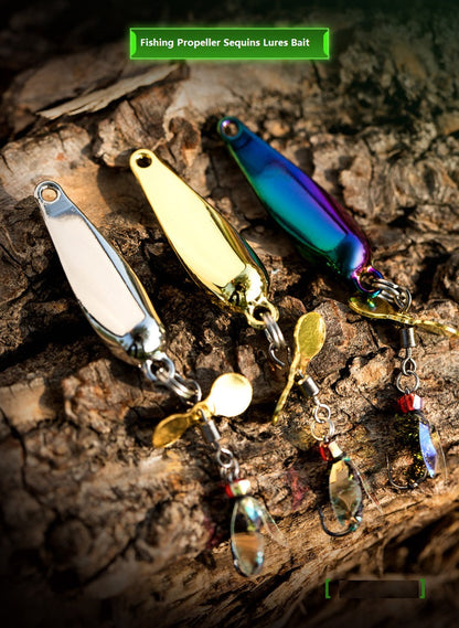 Hélice Pesca Lentejuelas Señuelos Cebo