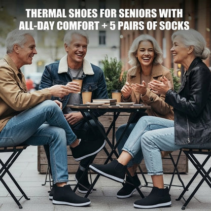 🥳¡OFERTA CALIENTE 2026🥳💞¡VENDIDO MÁS DE 50K!❤️🌡️ Comodidad autocalentable que dura. Zapatos para personas mayores con HeatTech: diga adiós a los pies fríos. 🧦👴👵