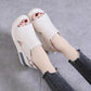 Zapatos de cuña para mujer Sandalias de color sólido Tacones altos de punta abierta casual para mujer Sandalias de moda