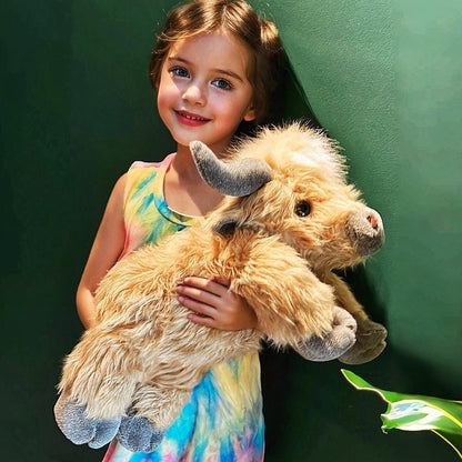 Noël Nouveau Jouet Cadeau🐂🎁Cute Cartoon Highland Cow Cuddly Toy