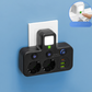 🔌¡57% de descuento! Adaptador de corriente europeo con 4 tomas de corriente: interruptores independientes, diseño compacto y máxima seguridad.