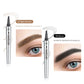 💥COMPRA 1 RECIBE 1 GRATIS🎉Lápiz de cejas de alta calidad 3D impermeable microblading 4 punta de tenedor lápiz de tatuaje