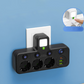 🔌¡57% de descuento! Adaptador de corriente europeo con 4 tomas de corriente: interruptores independientes, diseño compacto y máxima seguridad.