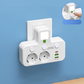 🔌¡57% de descuento! Adaptador de corriente europeo con 4 tomas de corriente: interruptores independientes, diseño compacto y máxima seguridad.