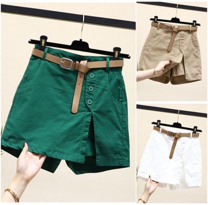 🤩Rebaja de precio de nuevos productos por tiempo limitado 39%OFF🤩--Falda Corta Informal De Mujer En Línea a Con Cinturón