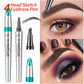 💥COMPRA 1 RECIBE 1 GRATIS🎉Lápiz de cejas de alta calidad 3D impermeable microblading 4 punta de tenedor lápiz de tatuaje