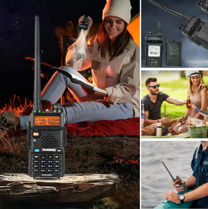 🔥Por tiempo limitado 50% de descuento🔥  UV-5R Radioaficionado de Largo Alcance UV5R Radio de Dos Vías Walkie de Doble Banda