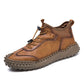 【49% DE DESCUENTO】Zapatillas deportivas casuales de cuero cosidas a mano para hombre