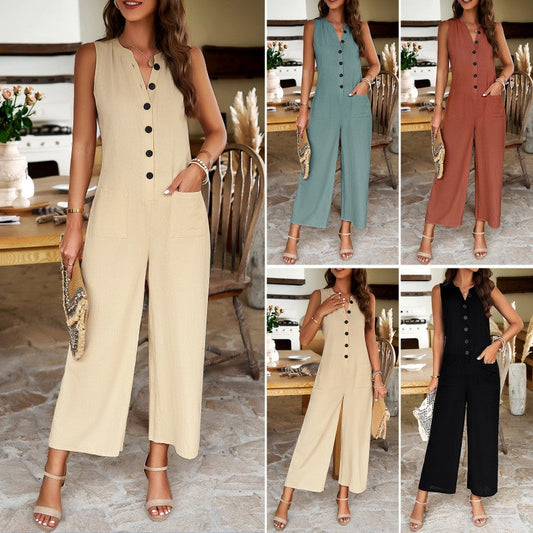 Traje elegante mono sin mangas para mujer🥰Recién llegados-39% OFF