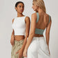 Verano sexy camiseta sin mangas para las mujeres