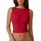 Verano sexy camiseta sin mangas para las mujeres