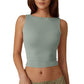 Verano sexy camiseta sin mangas para las mujeres
