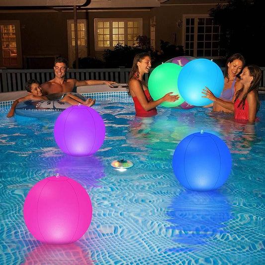 🔥Compra 2 y obtiene un 10% de descuento💝Luces LED 16 colores pelota de playa luminosa