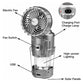 Luz solar de aventura y ventilador portátil 2 en 1