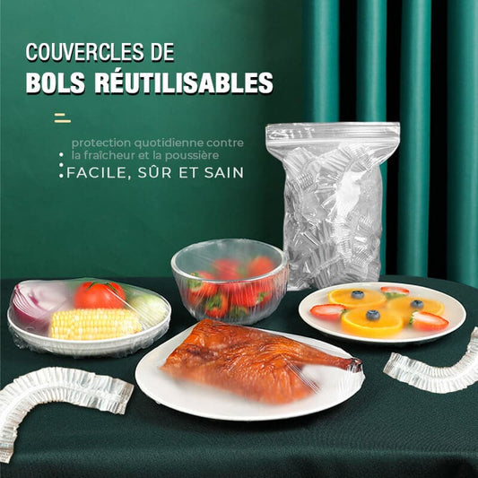 Cubiertas de tazones reutilizables (100 PCS)