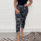 Pantalones casuales de camuflaje con cordón para mujer