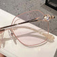 🥳Gran venta 2026🥳💞¡Se han vendido más de 50.000 piezas! ⚡Gafas anti luz azul sin montura con diamantes sintéticos para mujer