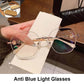 🥳Gran venta 2026🥳💞¡Se han vendido más de 50.000 piezas! ⚡Gafas anti luz azul sin montura con diamantes sintéticos para mujer