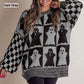 Jersey de Halloween a cuadros