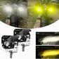 Luces de conducción de motocicleta LED luz auxiliar