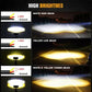 Luces de conducción de motocicleta LED luz auxiliar