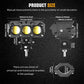 Luces de conducción de motocicleta LED luz auxiliar