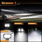 Luces de conducción de motocicleta LED luz auxiliar