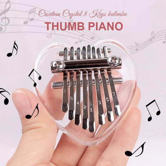 🎄Último día con 39% de descuento hasta Navidad🎉Kalimba 8 teclas exquisito Dedo Pulgar Piano