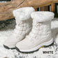 Botas de nieve antideslizantes impermeables para exteriores de moda para mujer