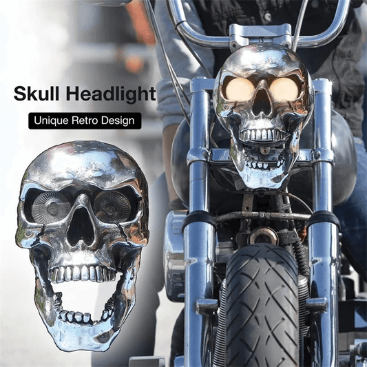 🎃Motorbike Skull faro Faro universal LED motocicleta🎃