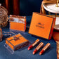 Set de barras de labios mate de terciopelo con estuche de cadena Glamour