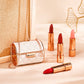 Set de barras de labios mate de terciopelo con estuche de cadena Glamour