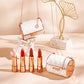 Set de barras de labios mate de terciopelo con estuche de cadena Glamour