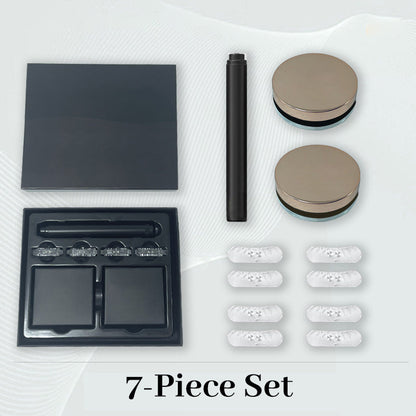 Set portátil de 7 sellos impermeables para pestañas inferiores